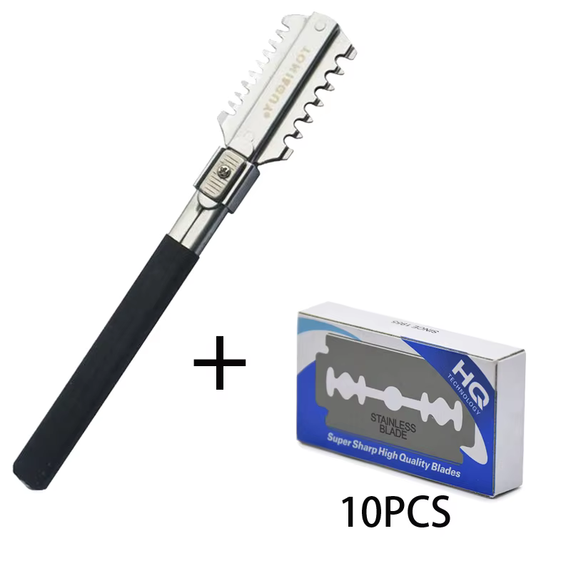Men'S Grooming Room - Doppel-Edge Rasieren Haarschnitt Rasiermesser Klingen Manuelle