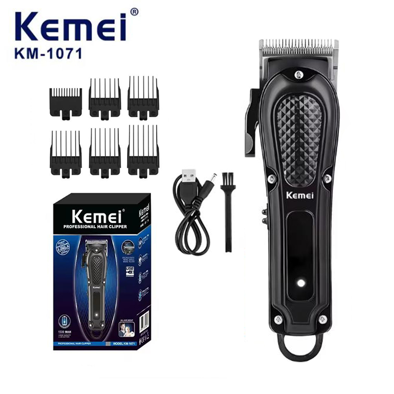 Men'S Grooming Room - Kemei KM-1071 Elektrische Haarschneidemaschine UBS Wiederaufladbare