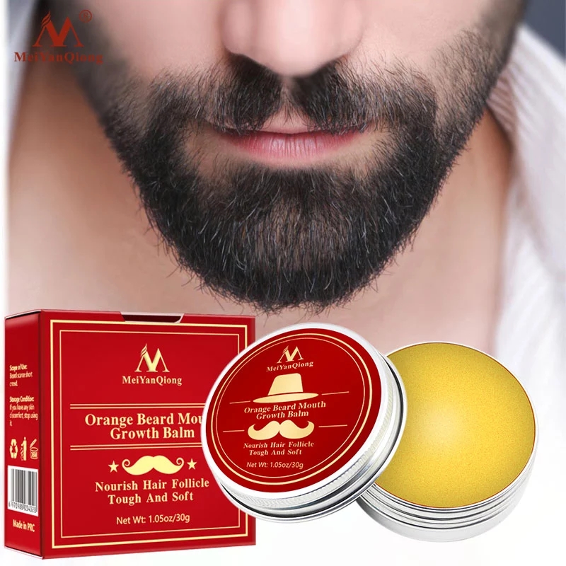 Men'S Grooming Wax - Natürliche orange Bio-Bartöl Bart wachs Balsam