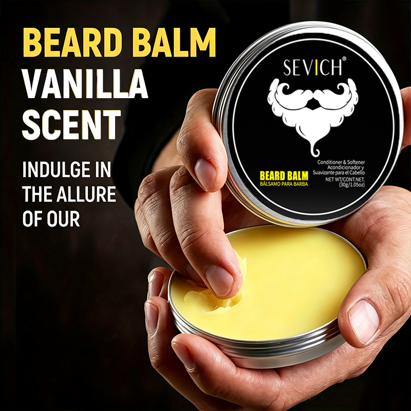 Men'S Grooming Wax - Bartbalsam für Männer, nicht fettend, erfrischend,