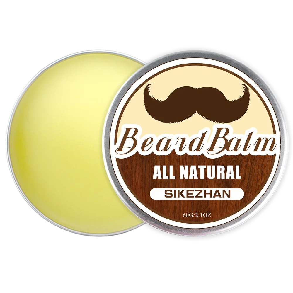 Men'S Grooming Wax - Bartwachstumsöl, Bartwachsbalsam, Haarausfallprodukte, Leave-In-Conditioner für gebräumtes