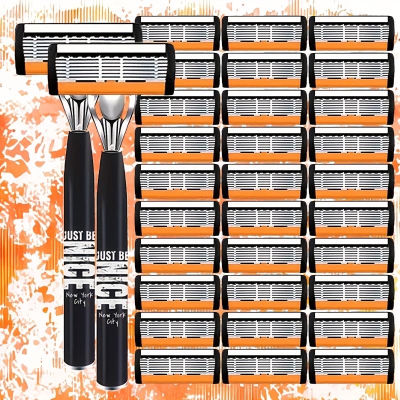 Men'S Grooming Blade - Herren-Rasierer aus Edelstahl mit Rasiermesserscharfer Klinge