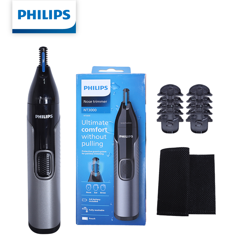 Mens Grooming Kit Philips - Philips Nasenhaartrimmer NT3650/16 für Männer und