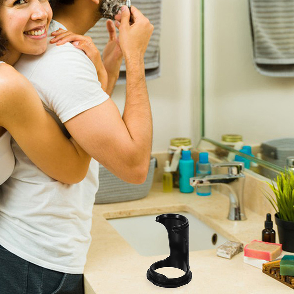 Men'S Grooming Tool - 2 Stück Kunststoff-Rasierpinselhalter für Männer, tragbarer