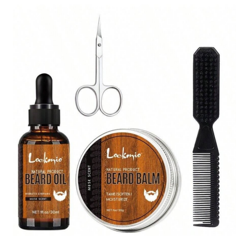 Men'S Grooming Wax - Männer Bart Balsam Kit Whisker Feuchtigkeitscreme