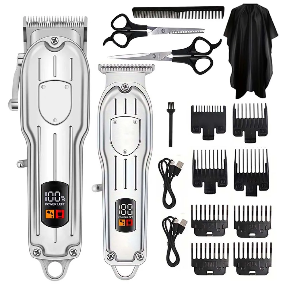 Men'S Grooming Room - Elektrischer Haarschneider mit Digitalanzeige Multifunktionaler Haarschneider