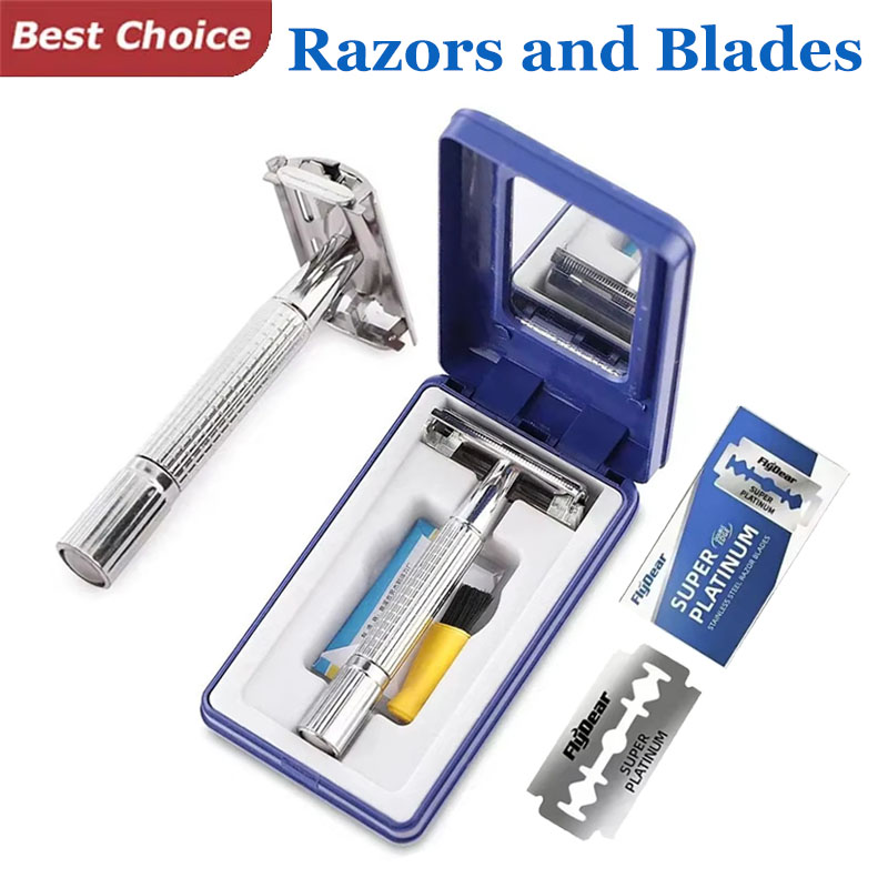 Doppelschneidiger Bartrasierer – Men'S Grooming Accessories Kit Bewertung und Preis