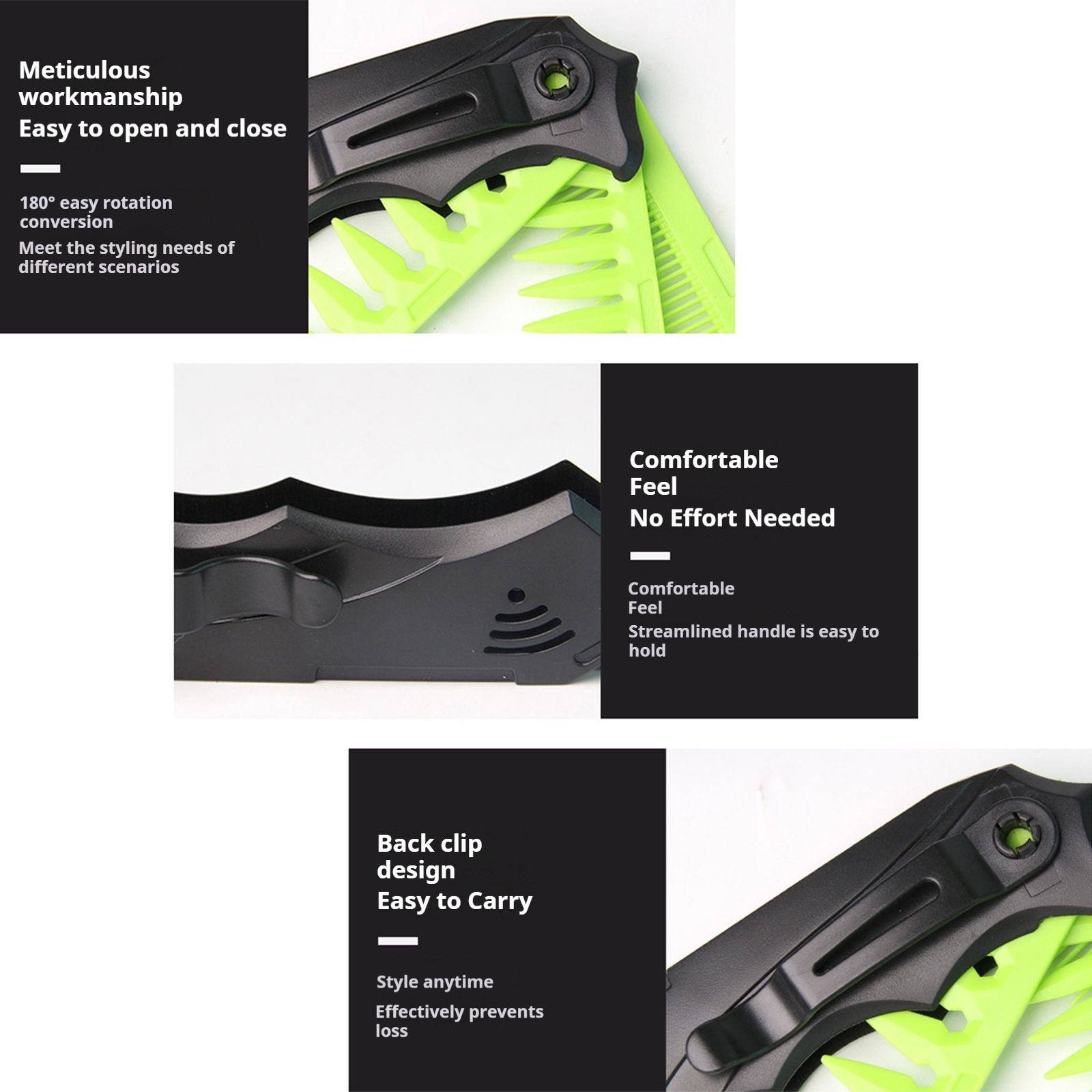 Klappkamm mit zwei Zähnen für  – Men'S Grooming Tool Bewertung und Preis