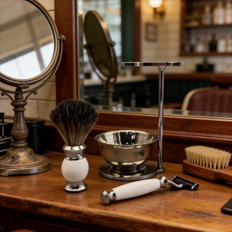 Klassisches Rasierset für Männ – Men'S Grooming Accessories Kit Bewertung und Preis