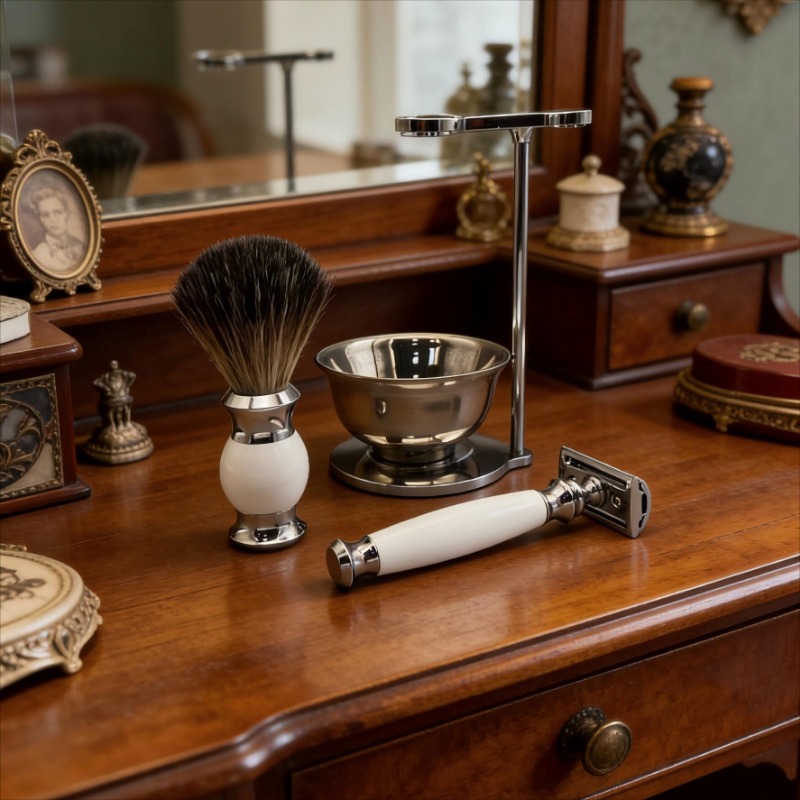 Klassisches Rasierset für Männ – Men'S Grooming Accessories Kit Bewertung und Preis