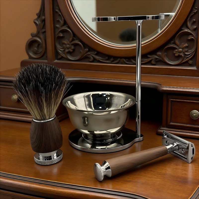 Klassisches Rasierset für Männ – Men'S Grooming Accessories Kit Bewertung und Preis