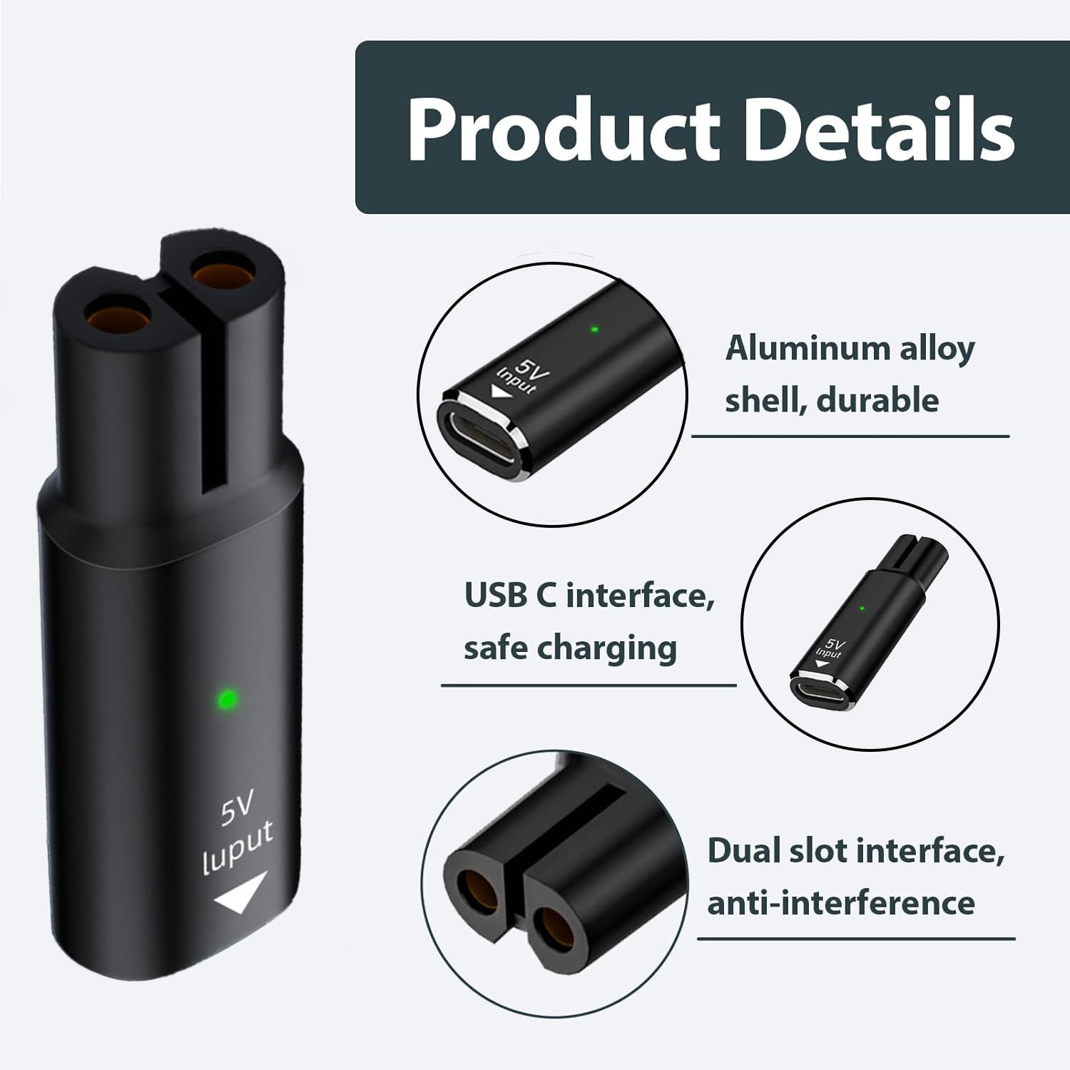 5V 15V USB Typ-C Ladeadapter f – Men'S Grooming Room Bewertung und Preis