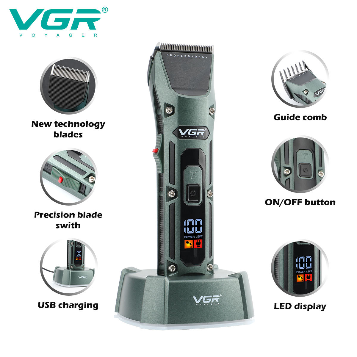VGR V-696 Neue Metall Beliebte – Men'S Grooming Room Bewertung und Preis